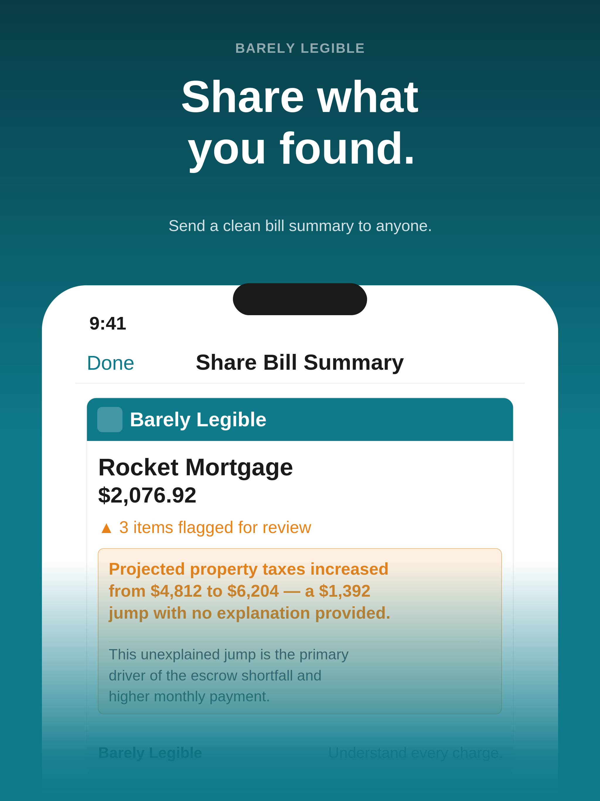 Barely Legible on iPad — sharing a flagged finding