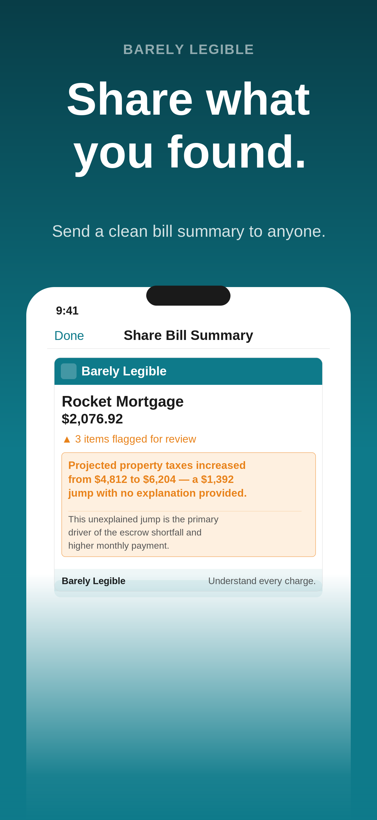Barely Legible on iPhone — sharing a flagged finding